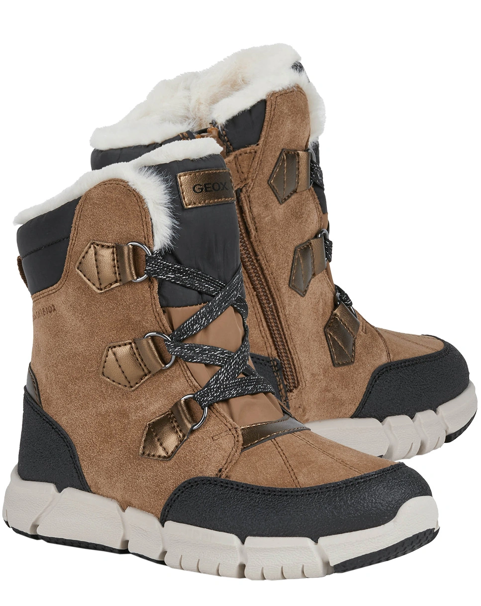 Winterboots FLEXYPER ABX A gefüttert in whisky/black