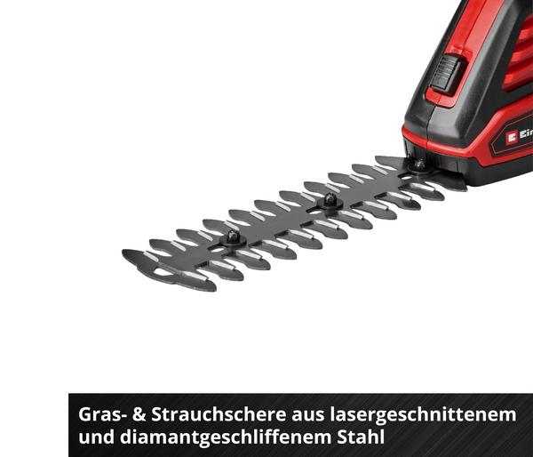 Einhell Akku-Gras- und Strauchschere GE-CG