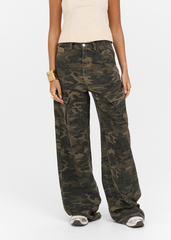 Beau jeans donkergroen