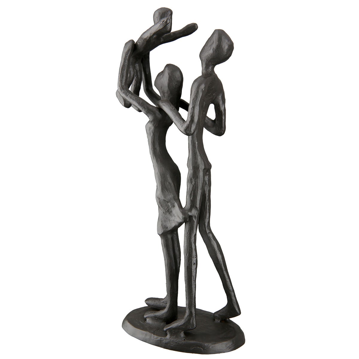 Sculptuur Gilde Decoratie Hoogte 20cm Breedte 9cm Bruin IJzer
