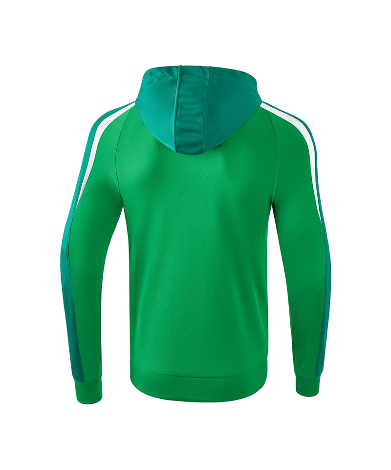 Erima Liga 2.0 Kapuzenjacke Grün Weiss
