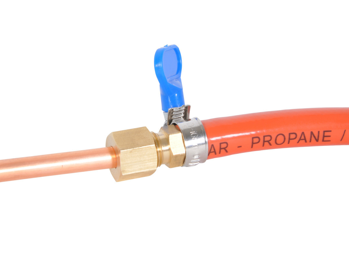 Obelink 8 mm knelkoppeling x slangpilaar adapter