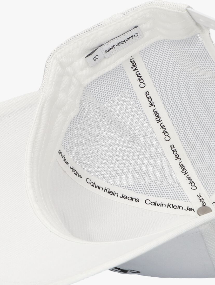 CALVIN KLEIN witte calvin klein pet monogram trucker cap
