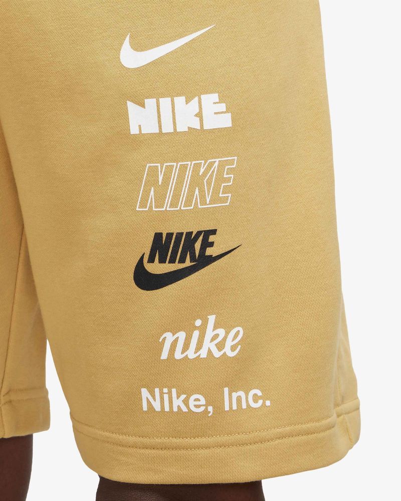 Short Nike Sportswear Club Fleece Jaune pour homme