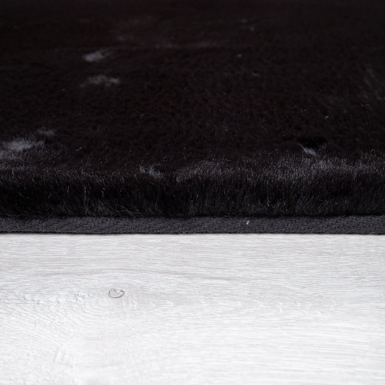 Paco Home Fellteppich »Rabbit 780« rund 26 mm Höhe Kunstfell, Kaninchenfell-Haptik, echter Kuschelteppich, Uni-Farben