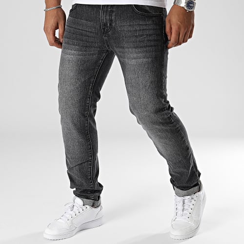 Jean Regular Fit Gris Anthracite Chiné