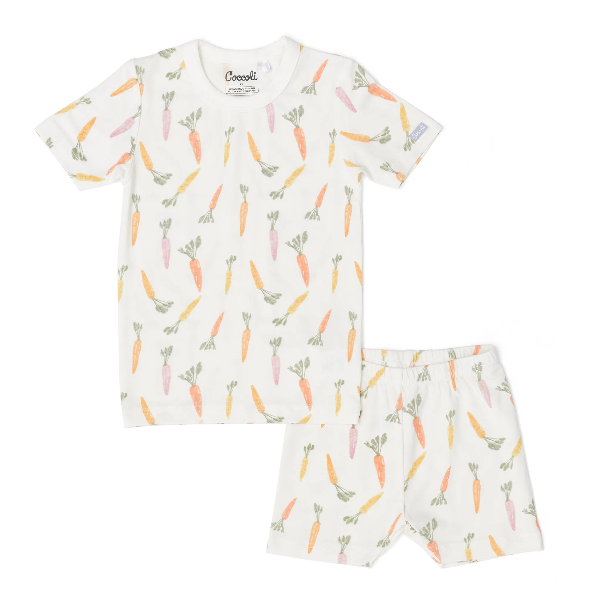 Coccoli Pyjama Court Carottes 2-12ans