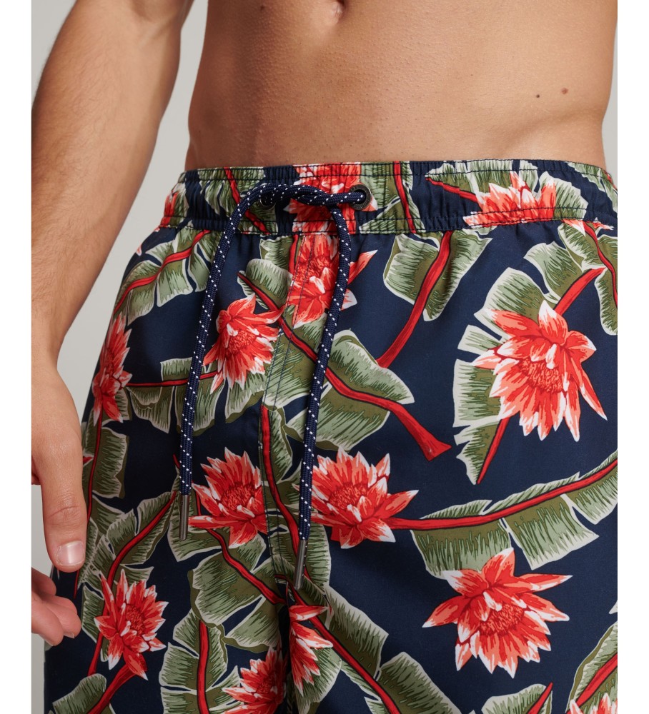 Maiô havaiano Superdry feito com material marinho reciclado
