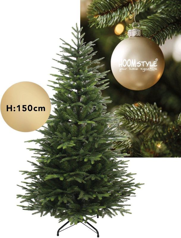 HOOMstyle - Excellent Slim - Kunstkerstboom - H150 x Ø90 cm - Mix PVC/PE