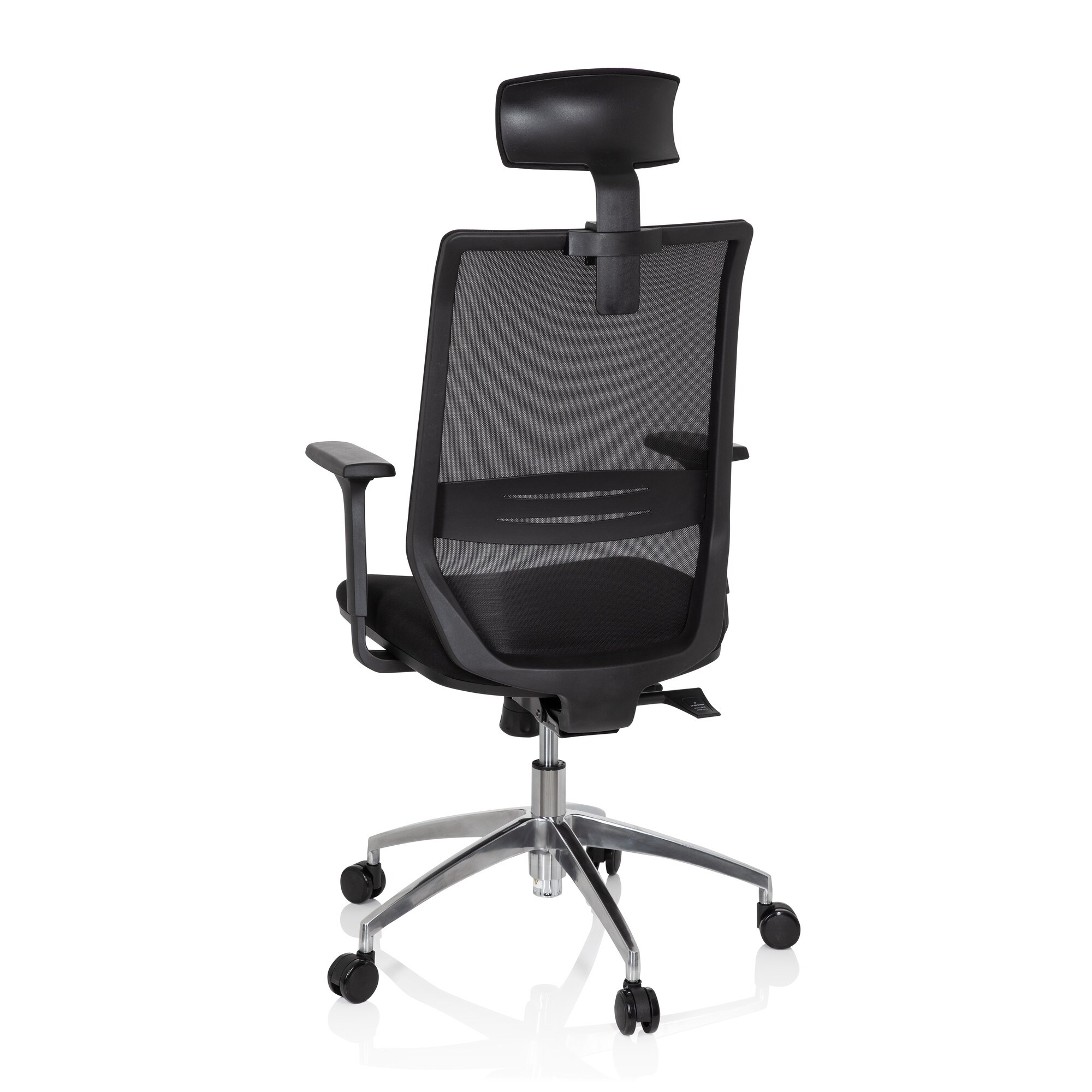 Profi Bürostuhl PROFONDO PRO Stoff/Netzstoff mit Armlehnen (höhenverstellbar) hjh OFFICE