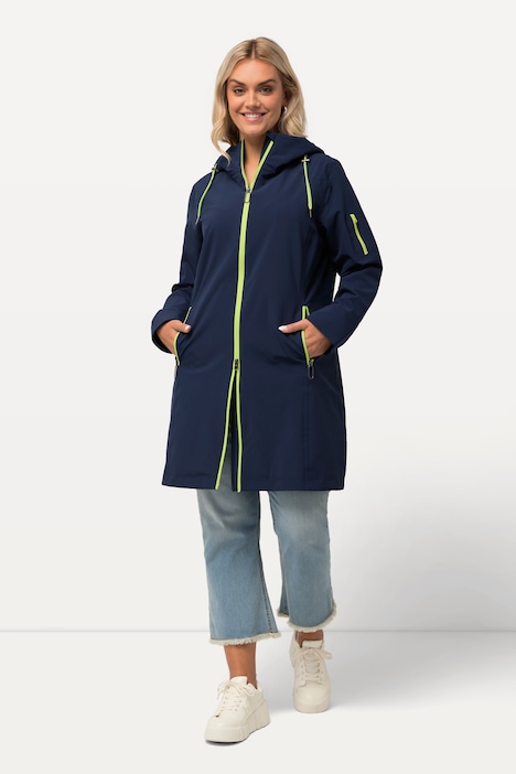 HYPRAR Funktionsjacke, wasserdicht, Stehkragen, Kapuze