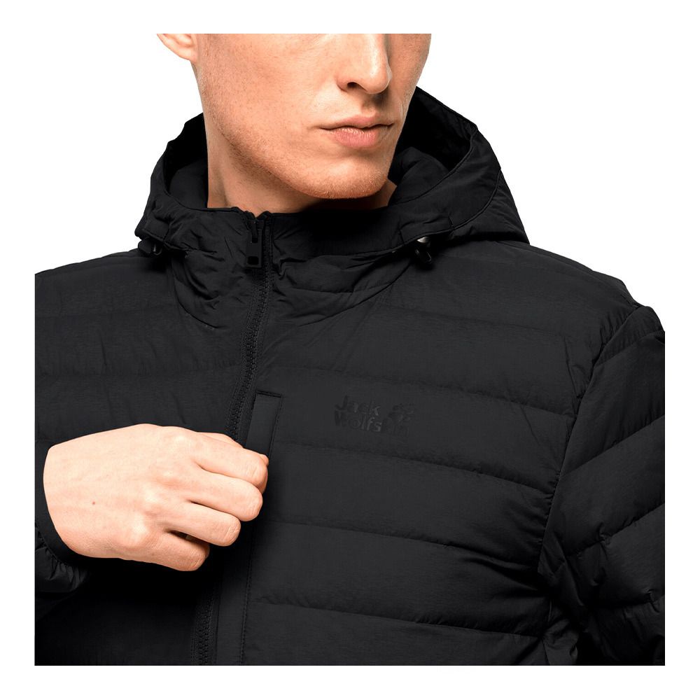 Jack Wolfskin GLOWING MOUNTAIN - Doudoune Homme black