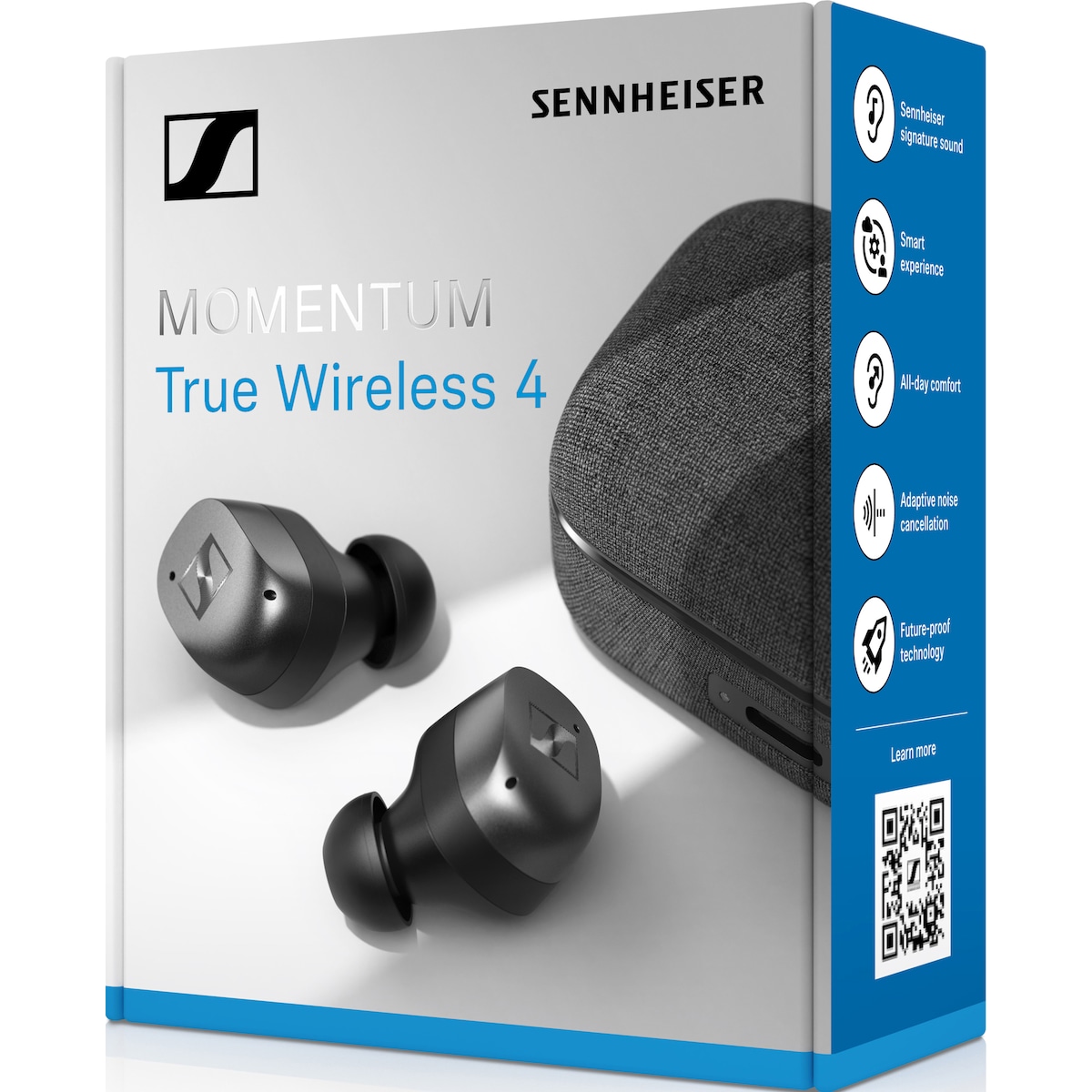 Sennheiser Momentum 4 helt trådløse in-ear hodetelefoner (sort grafitt)