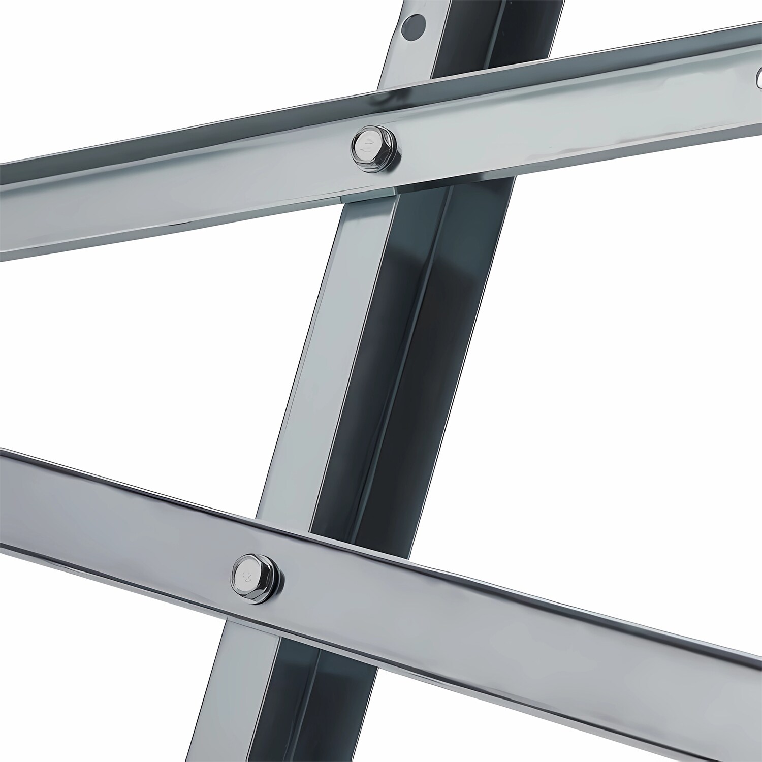 GARMIO® Sägebock Holzsägebock klappbar, silber 150kg, verzinkt zusammenklappbarer Haltebock 4-fach,Extra robust
