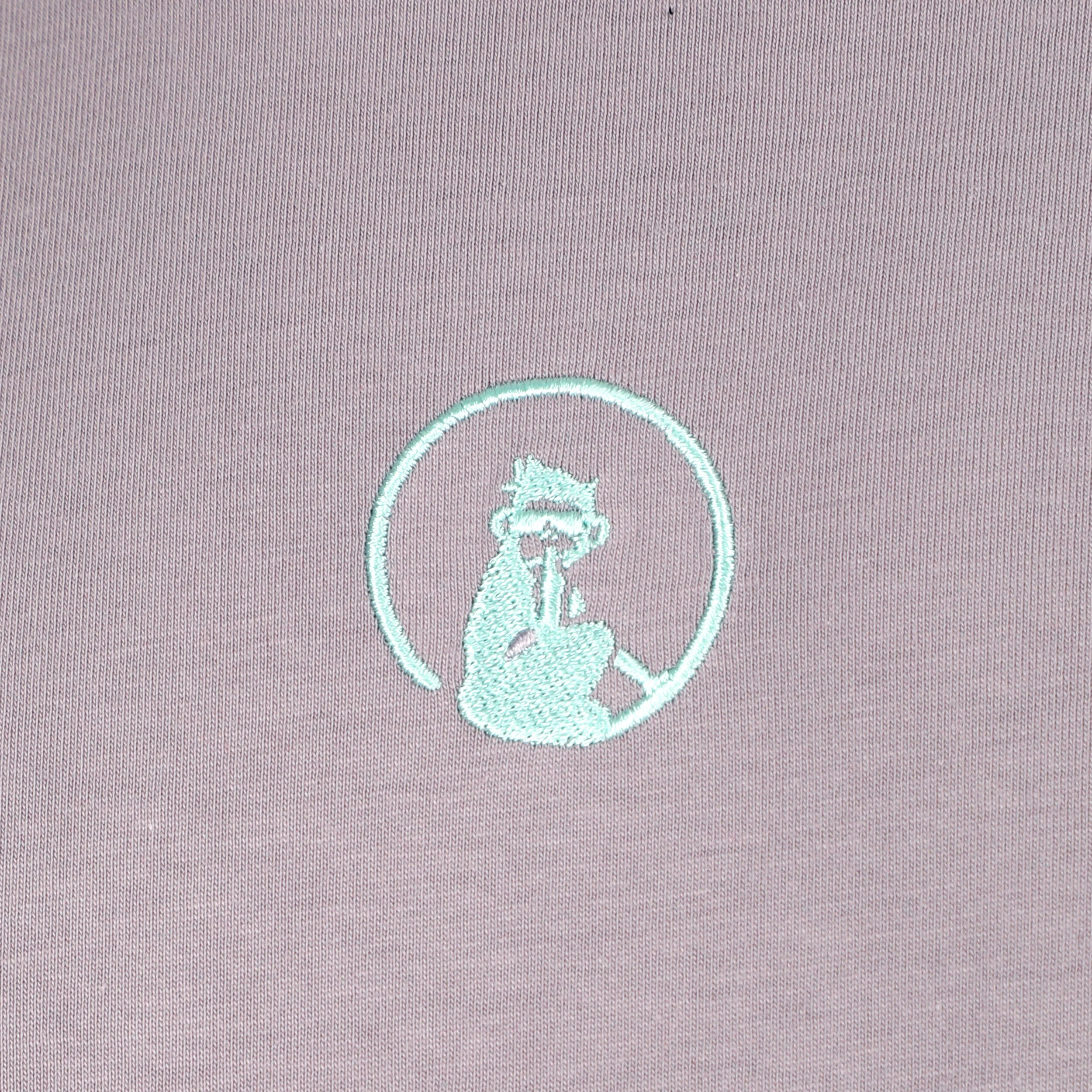 Quiet Please Mind Collage T-shirt Hommes - Violet , Multicouleur