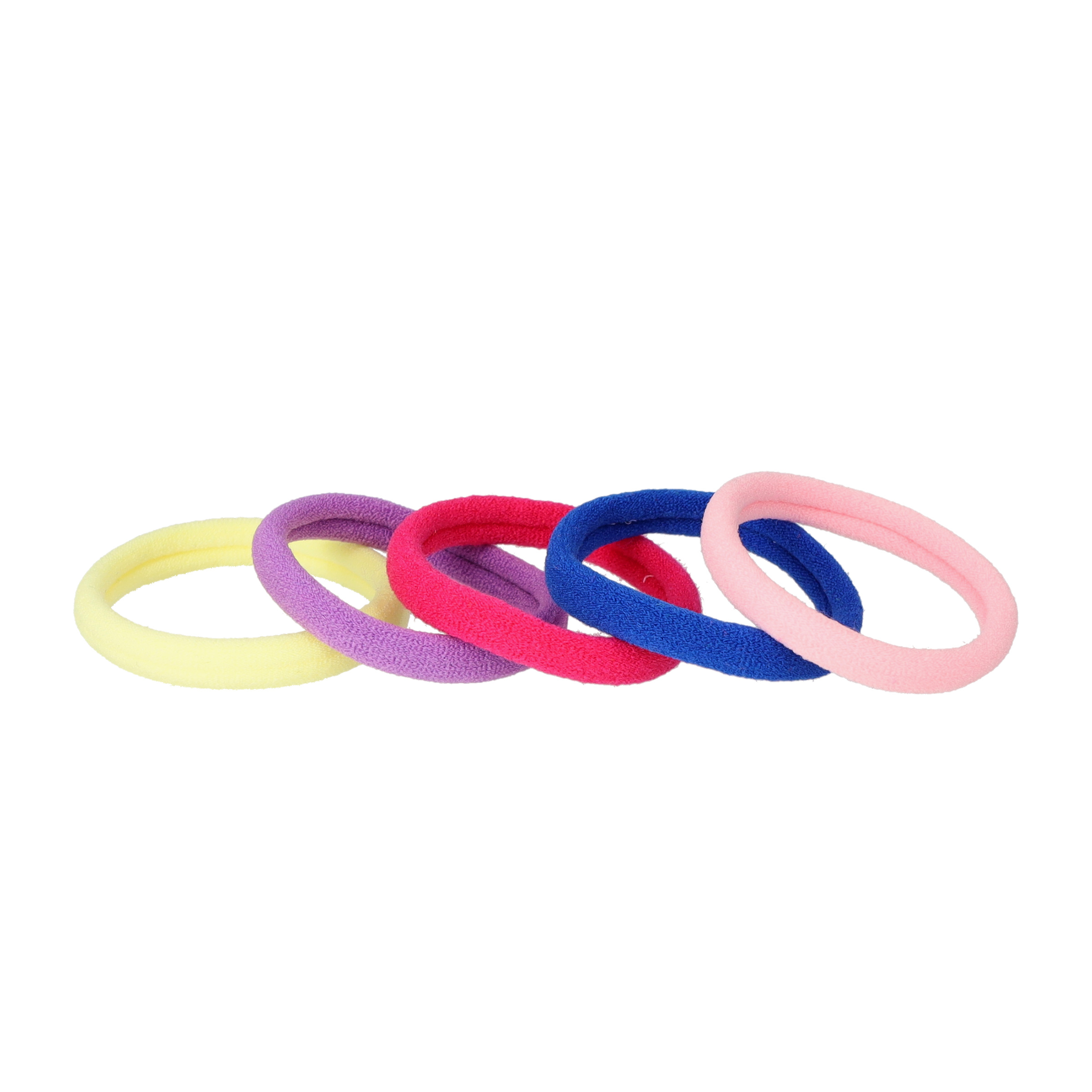 (100er Set) Elastische Haargummis Haarband ohne Metall Ø3cm - Diverse Farben