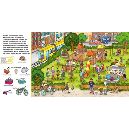 Carlsen Verlag Hör mal (Soundbuch): Wimmelbuch: Spielplatz