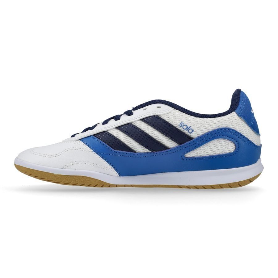 adidas Super Sala III IC - Blanc/Bleu Marine/Argenté Enfant