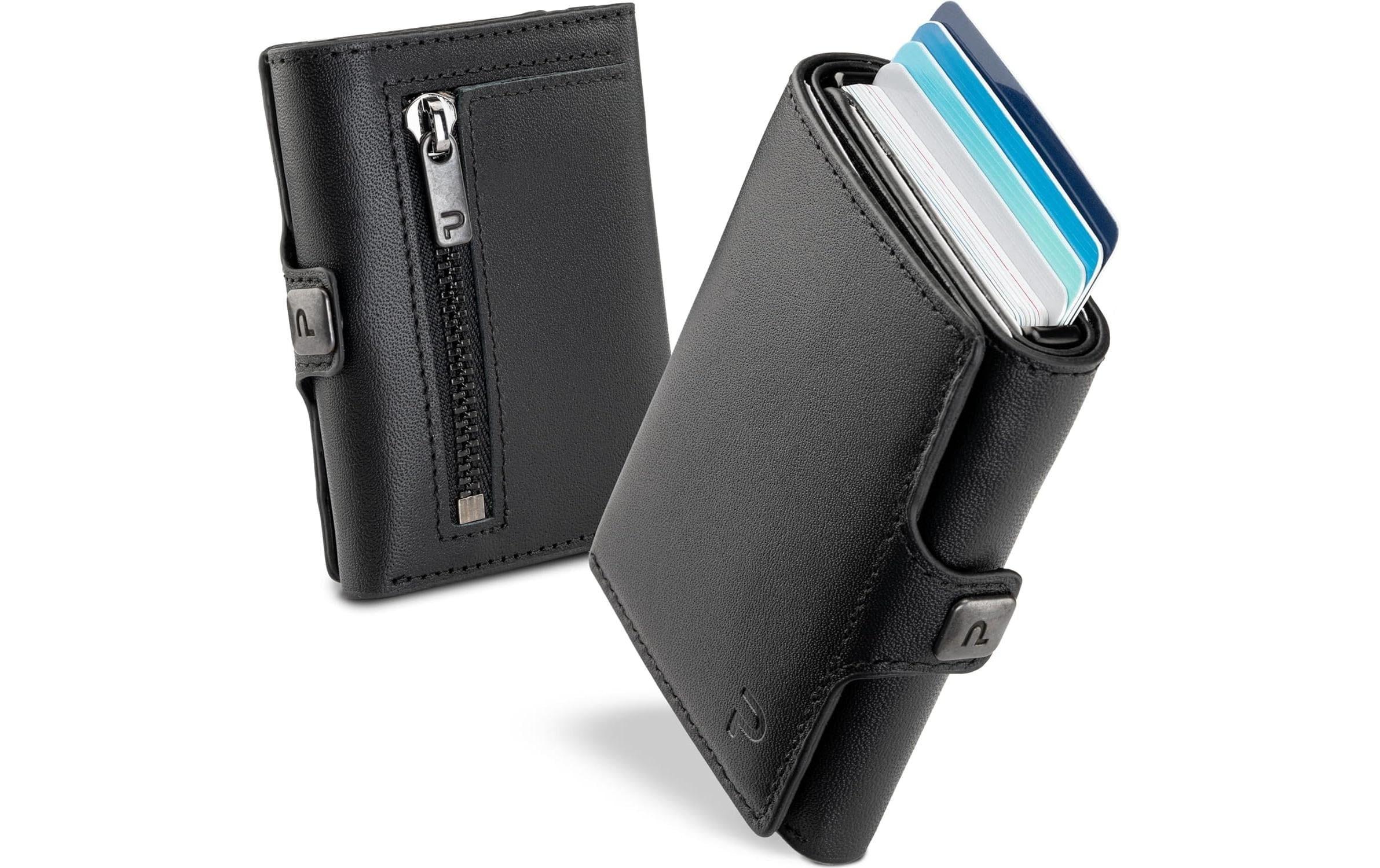 Geldbörse »KLIK Zip Slim Carbon«