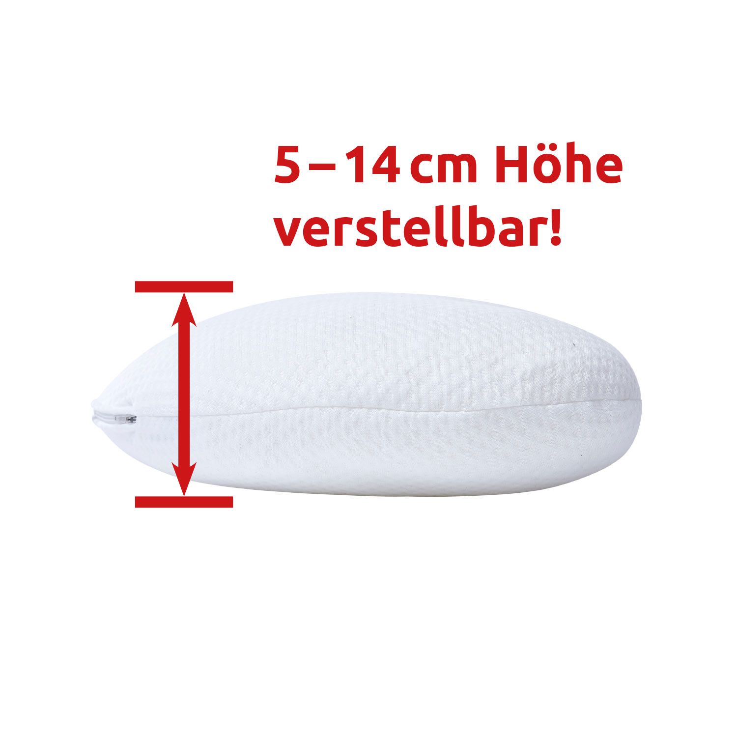 Nachtwaechter Kuschel-Komfort-Seitenschläfer-Kissen BOB  soft