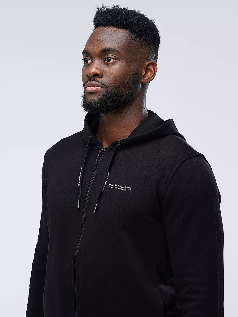 ARMANI EXCHANGE Sweatjacke  schwarz
