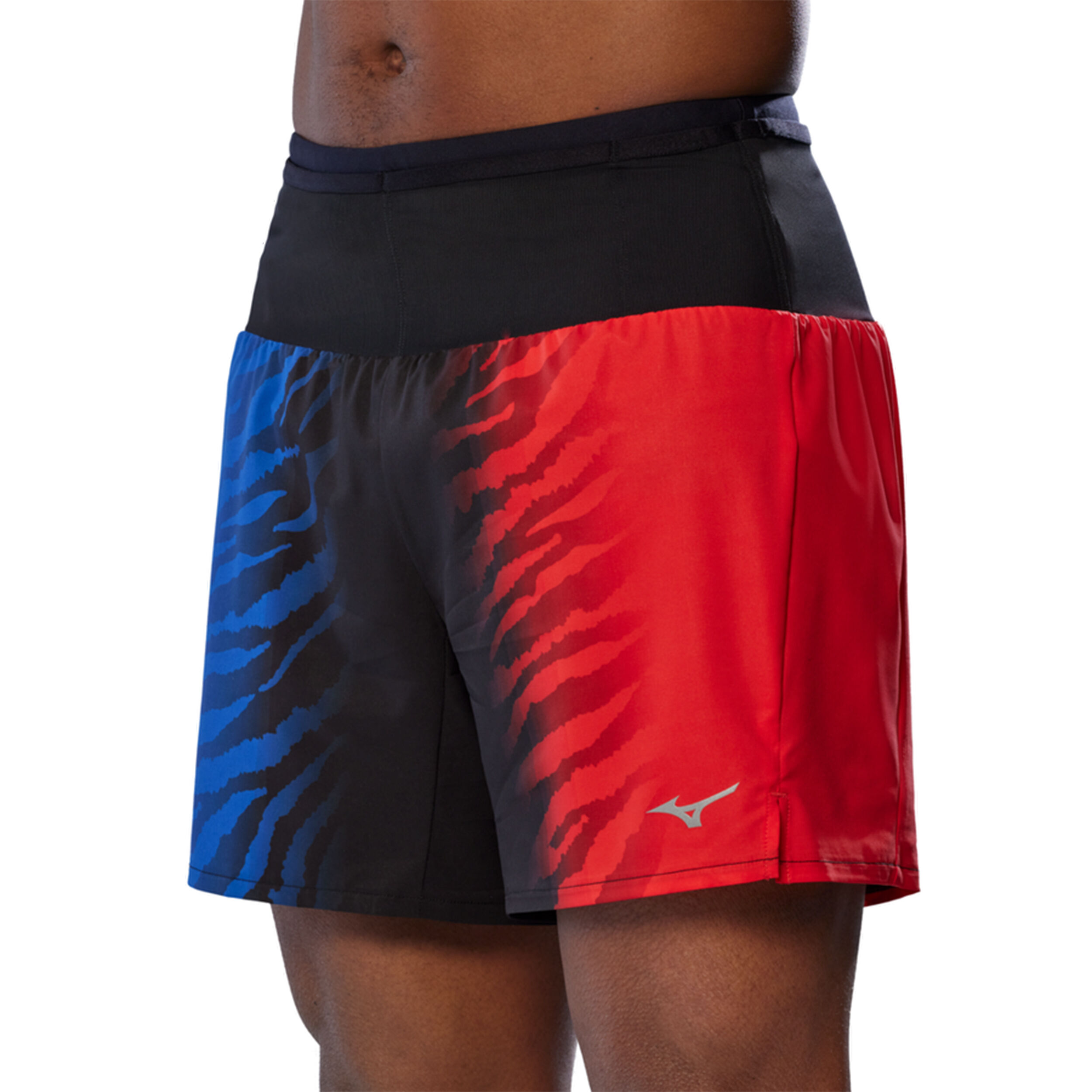 Mizuno Multi Pocket Short De Running Hommes - Noir , Rouge