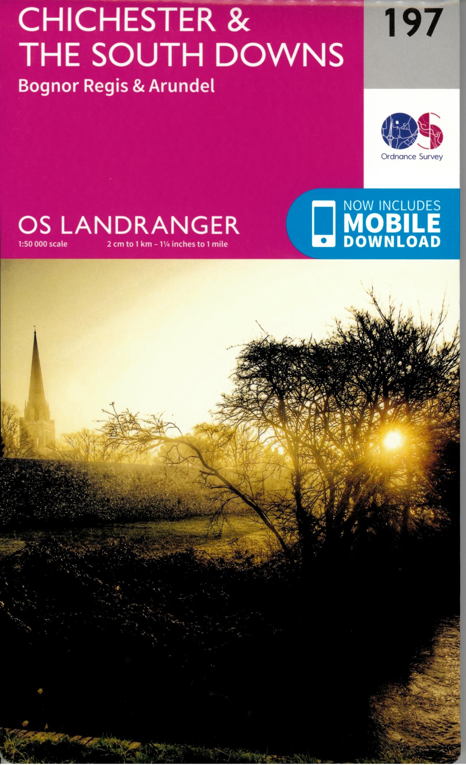 ORDNANCE SURVEY - 197 GB CHICHESTER 1 50 000