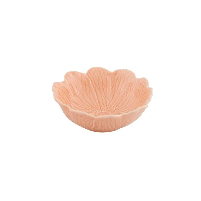 Bordallo Pinheiro  Flora skål, pink - Ø17 cm.