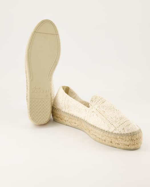 Manebi Yucatan Espadrilles in Beige