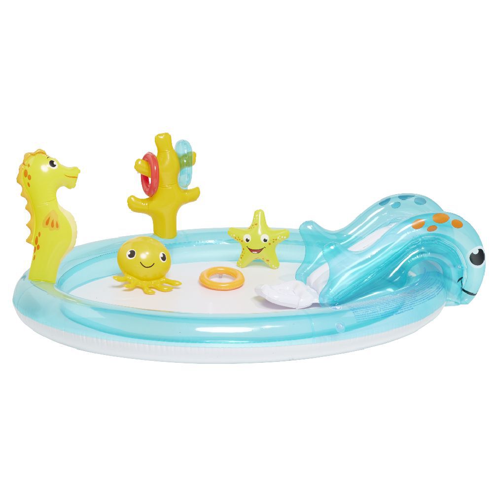 Aire de jeu toboggan hippocampe