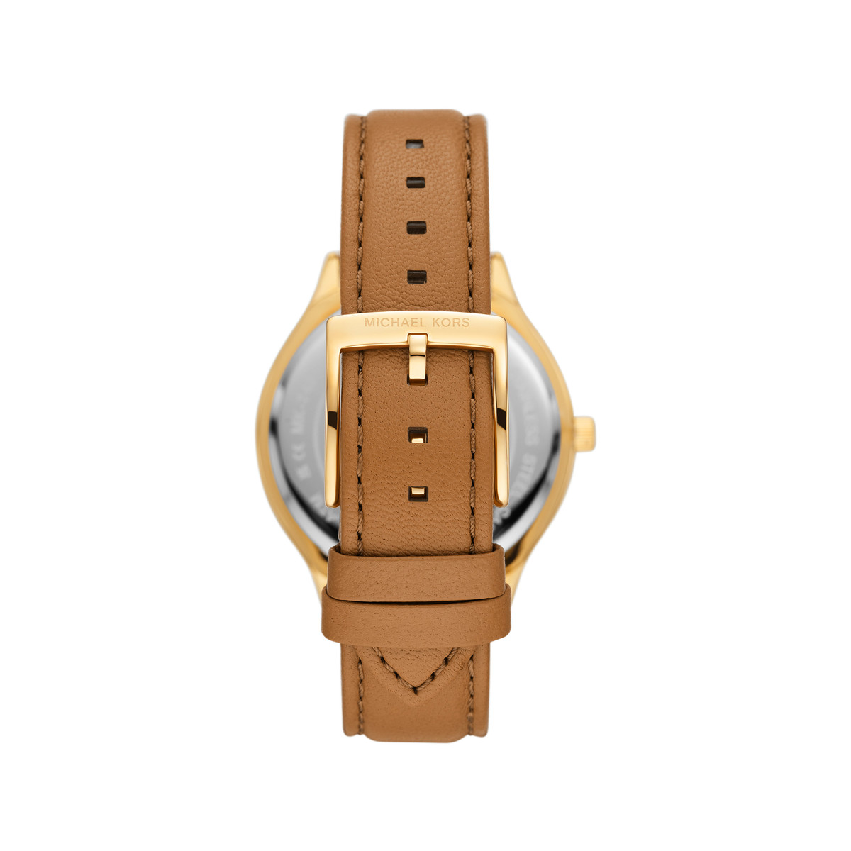 Montre MICHAEL KORS slim runway femme bracelet cuir marron