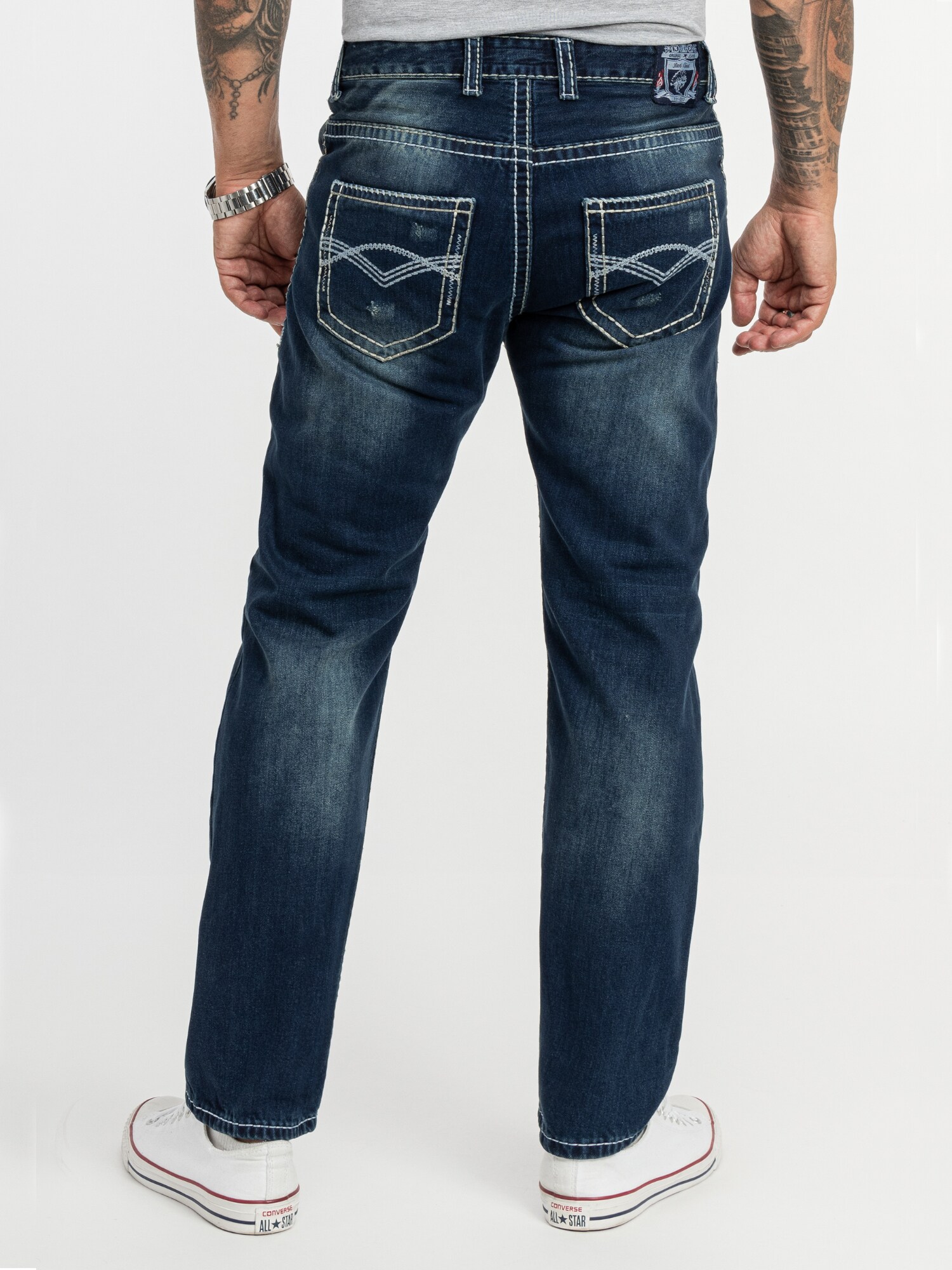 Rock Creek Jeans Comfort Fit Used-Look