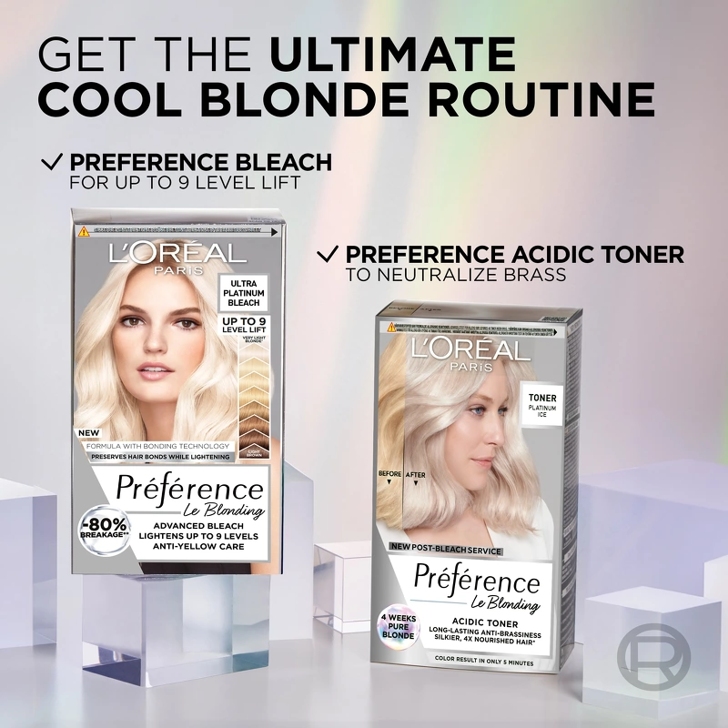 L'Oréal Paris Preference Le Blonding Acidic Toner - Platinum Ice