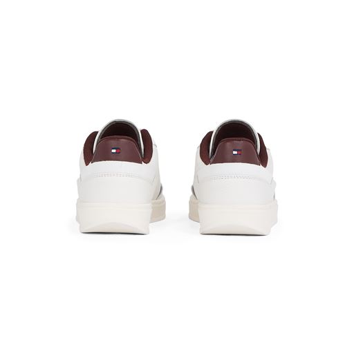 Tommy Hilfiger The Heritage Sneakers, White/Burgundy Velvet, 39