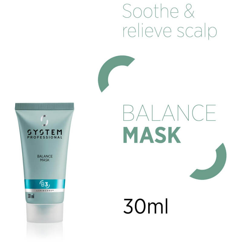 Masque nutrition intense B3 System Professional Balance 30ML