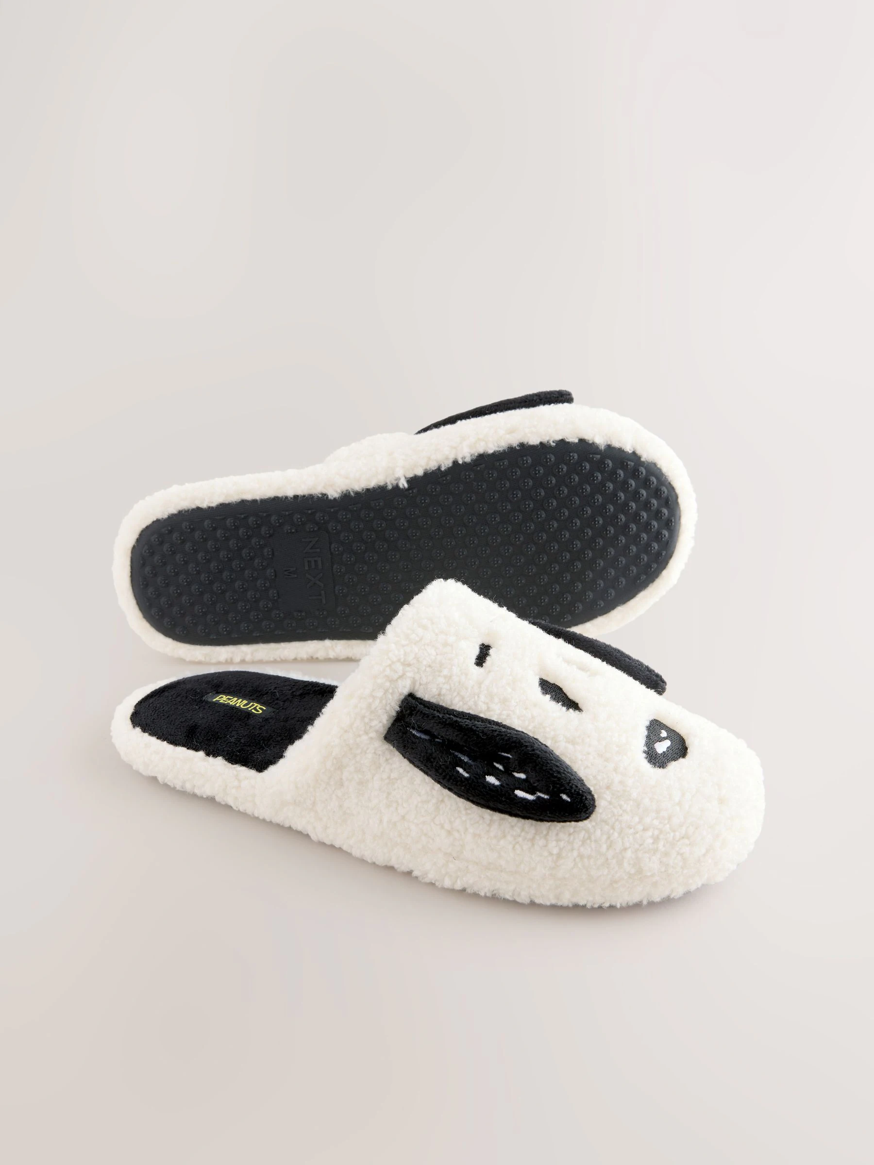 Crème - Snoopy Mule Slippers
