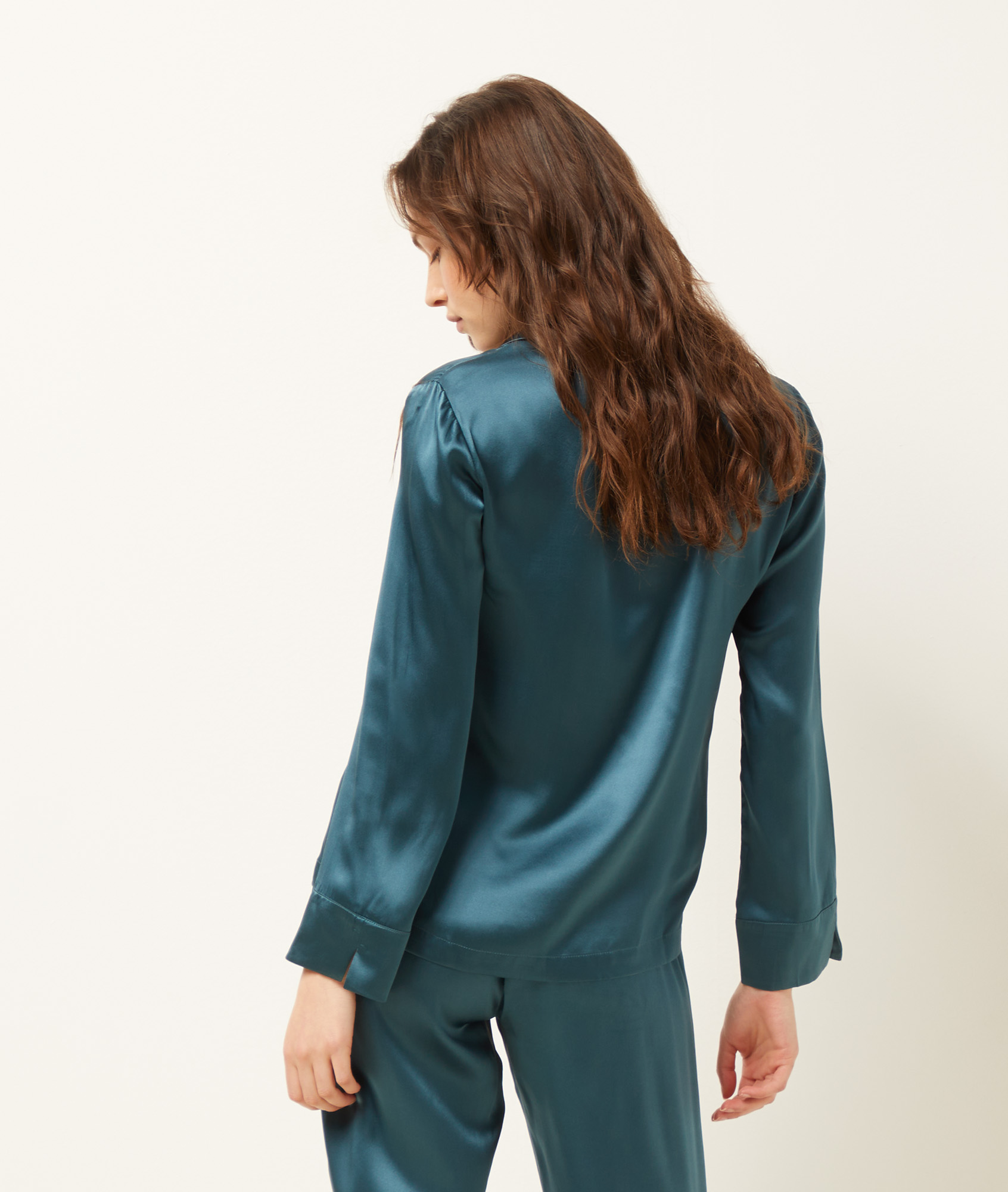 Chemise de pyjama en soie