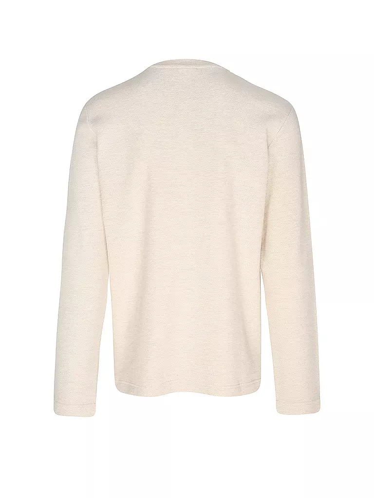 TOM TAILOR Pullover HENLEY creme