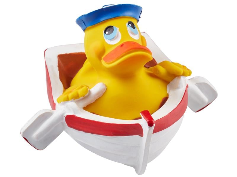 Lanco Badeente Ahoi, 10 cm Kautschuk Ente für die Badewanne