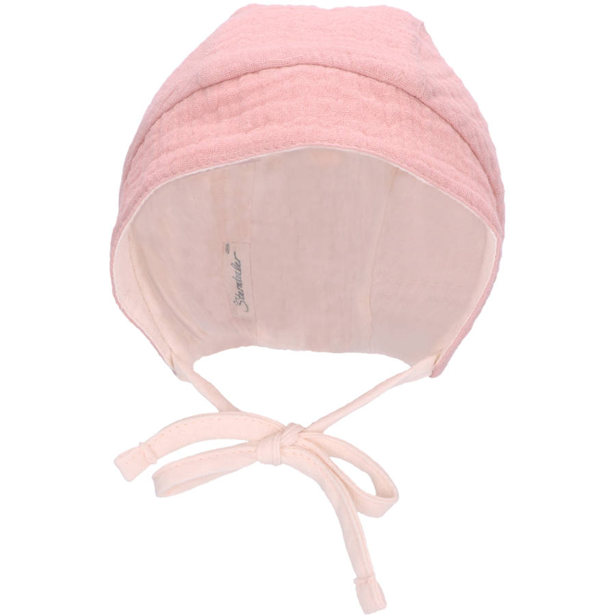 Sterntaler Wende Baby Mütze Uni zartrosa