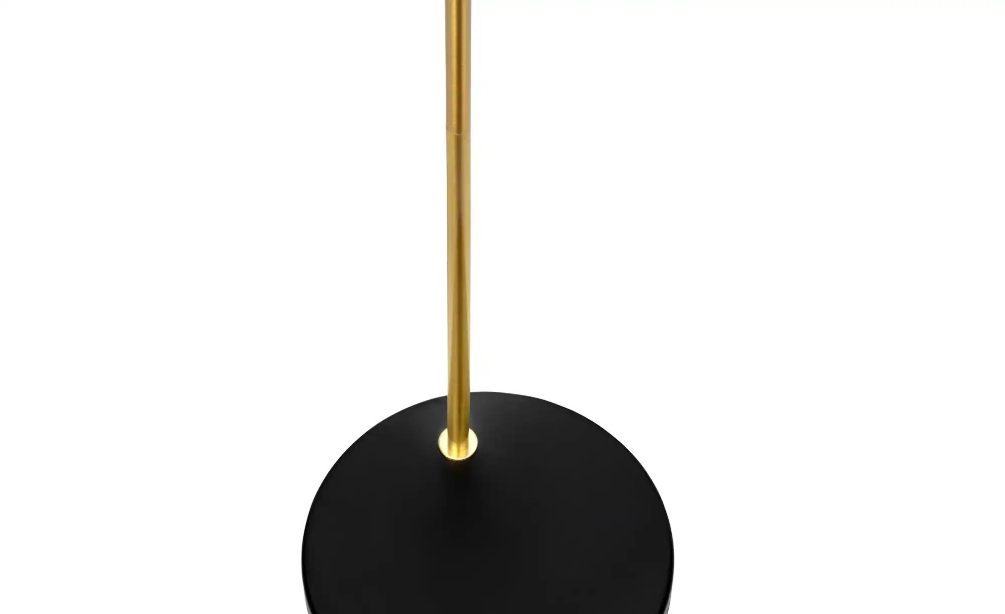 Stehleuchte, 1-flammig, schwarz/gold