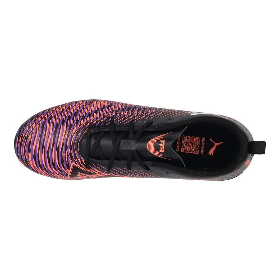 PUMA Future 8 Play FG/AG Unlimited - Noir/Blanc/Glowing Red Enfant