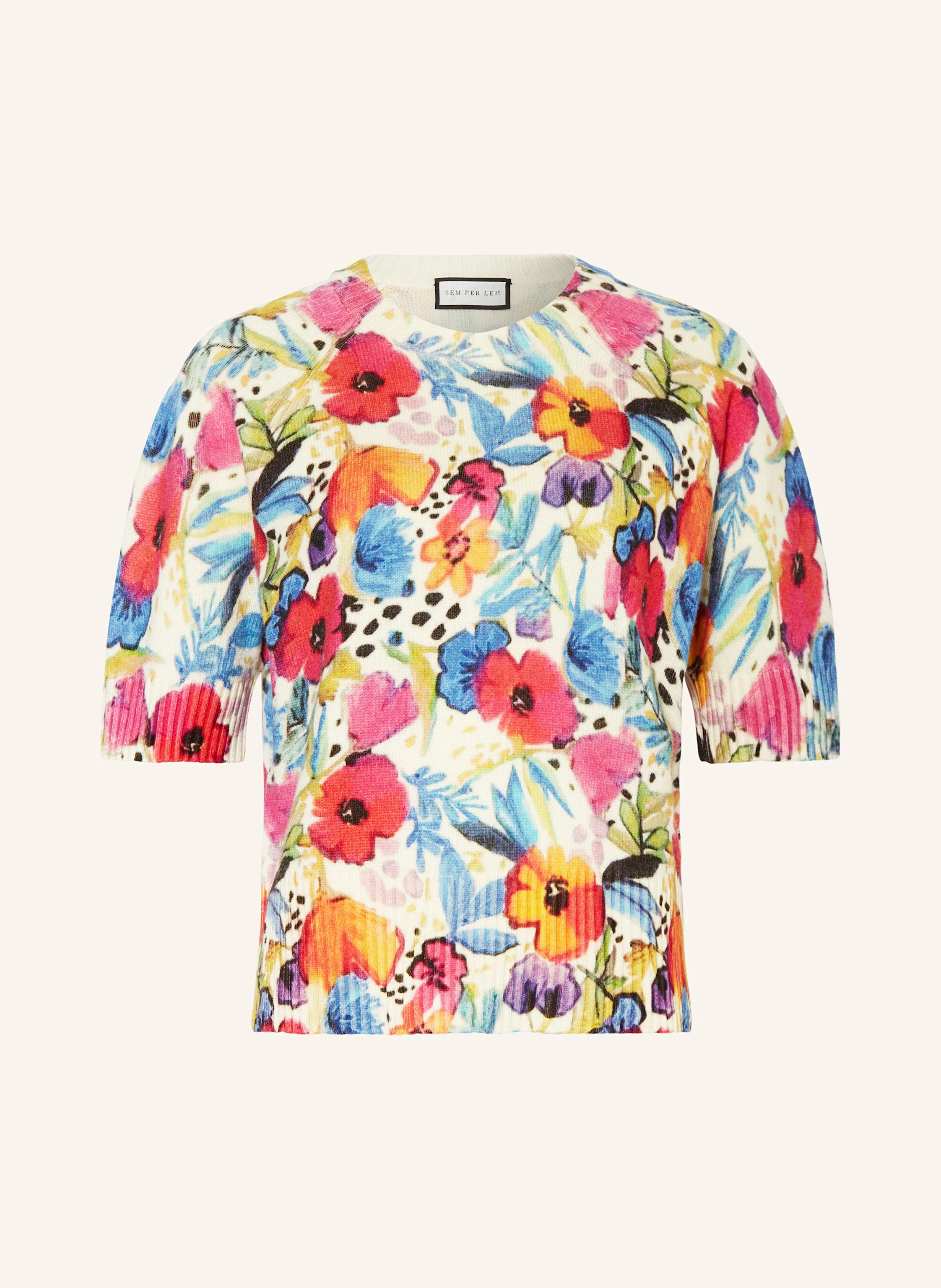 SEM PER LEI Strickshirt mit Cashmere