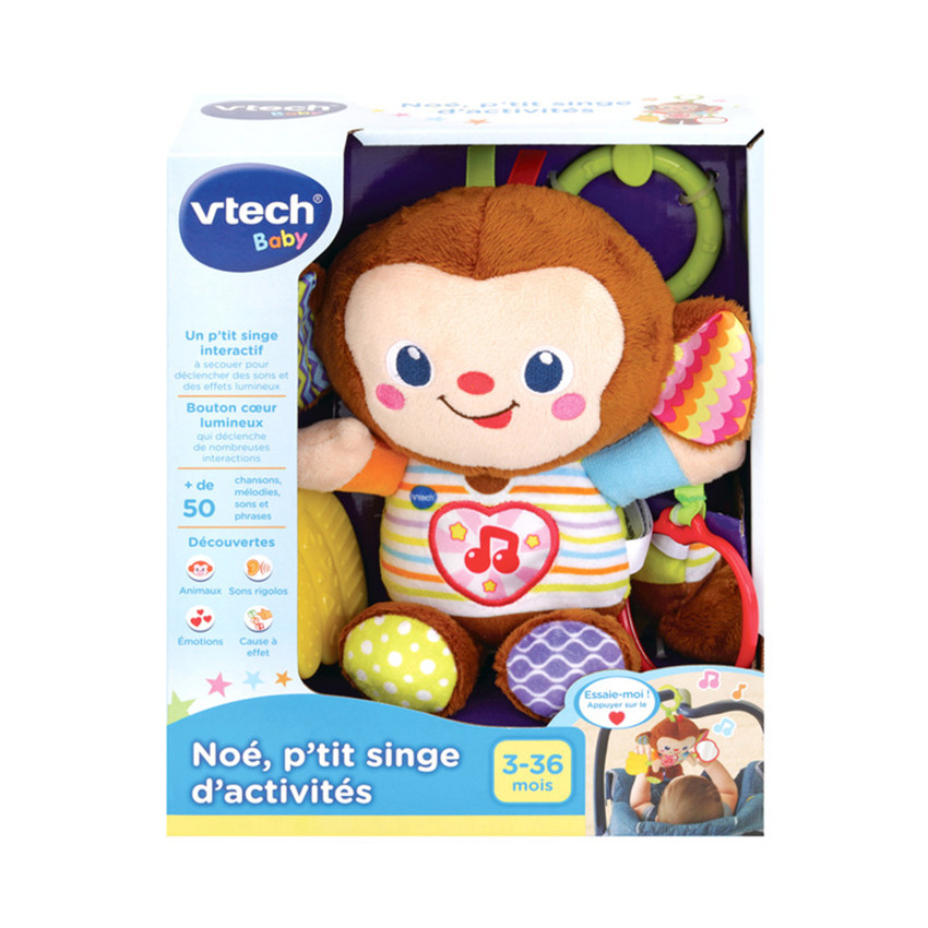 Peluche Noé Petit Singe d'activités