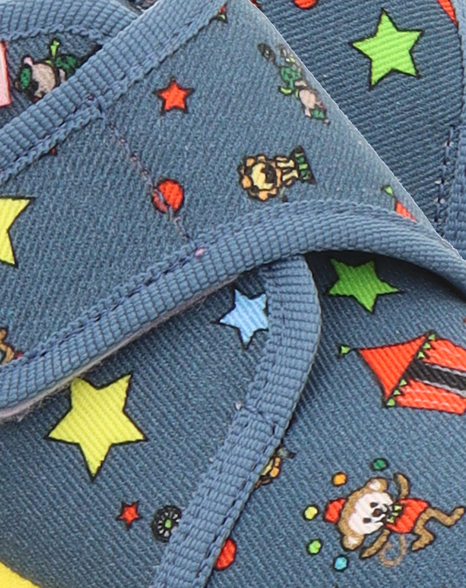 Klett-Hausschuhe SPOTTY - ARTISTIK in blau/gelb