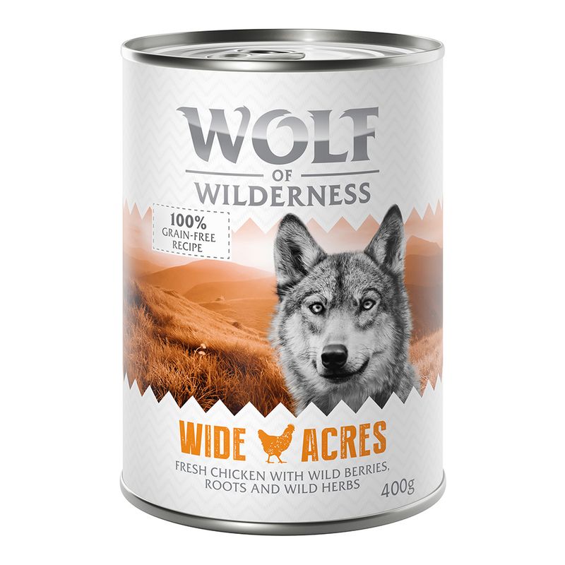 Wolf of Wilderness - Single Protein 6 x 400 g