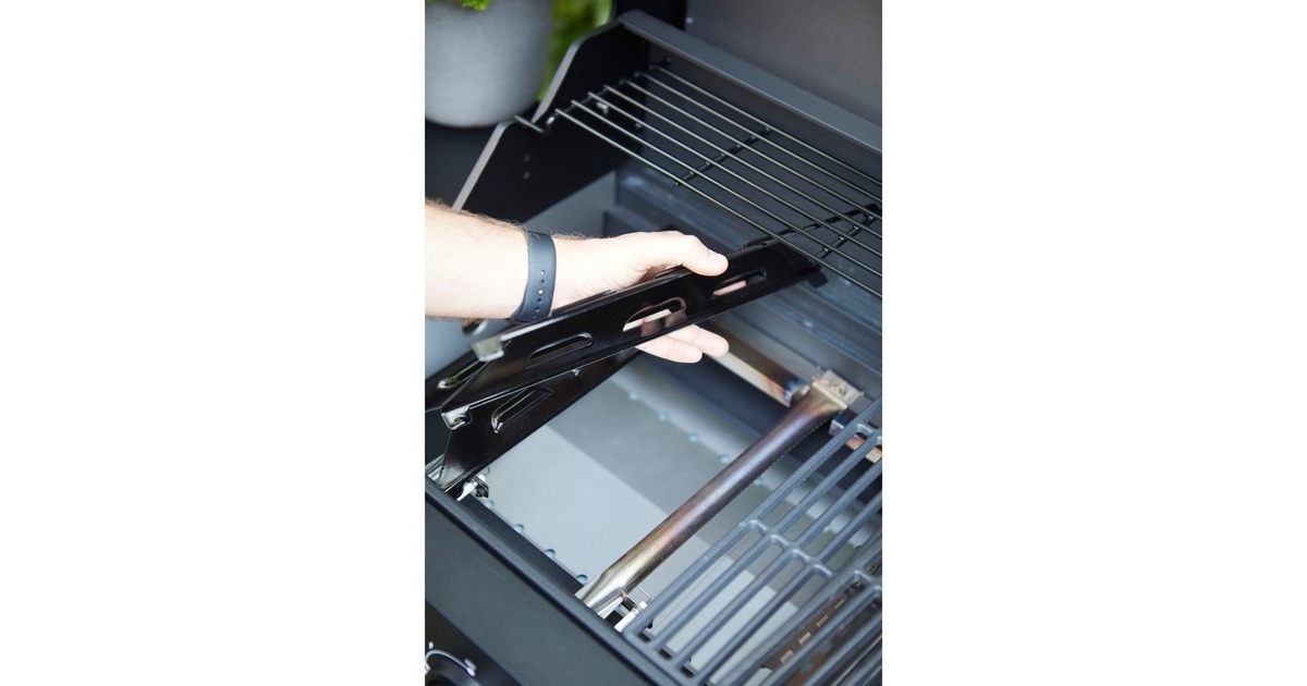 BarbecookLuca 312 gasbarbecue met kast en zijbrander  (Zwart)