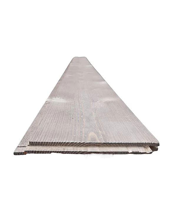Lambris en sapin brossé vintage taupe (vendu à la botte)