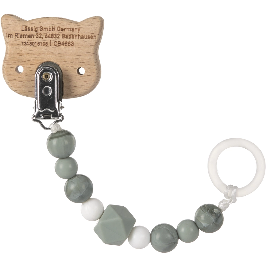 LÄSSIG Schnullerkette, Little Chums Cat