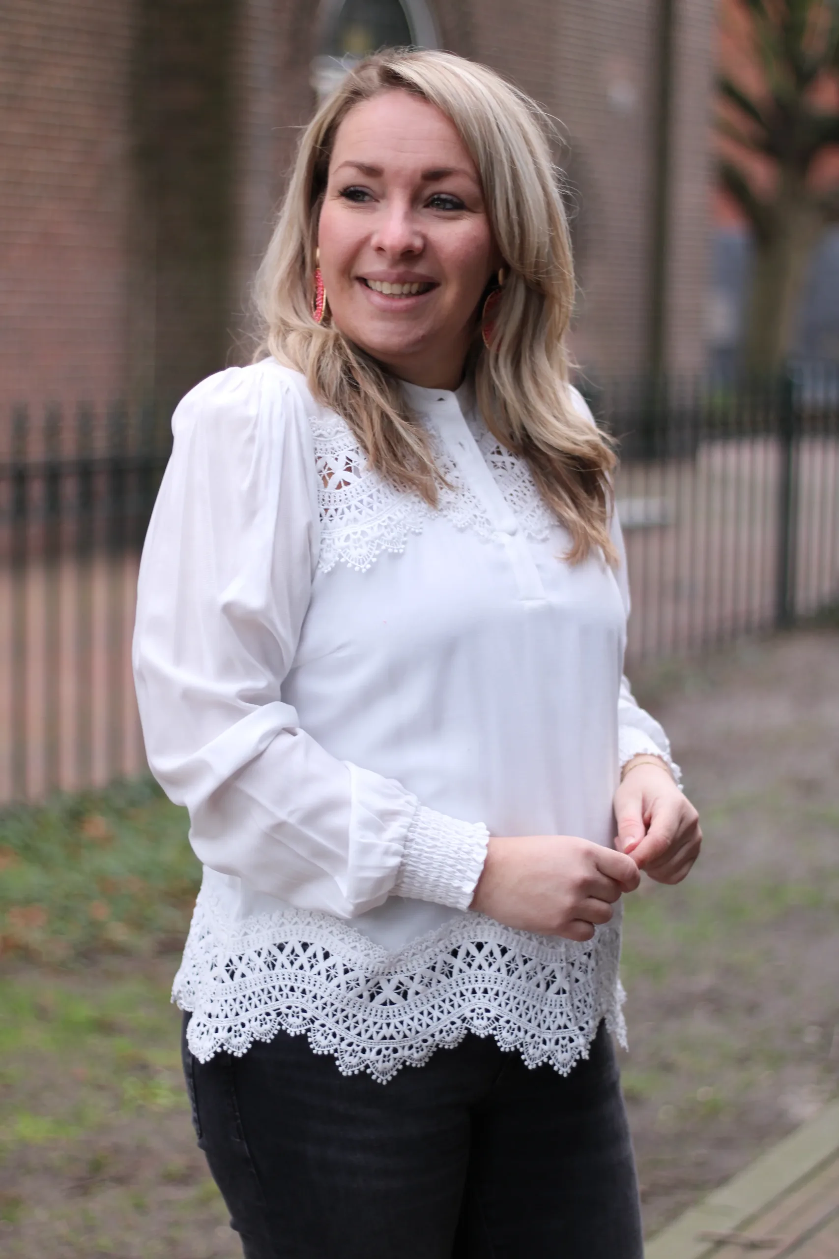 Culture - Tiffany Blouse - Spring Gardenia